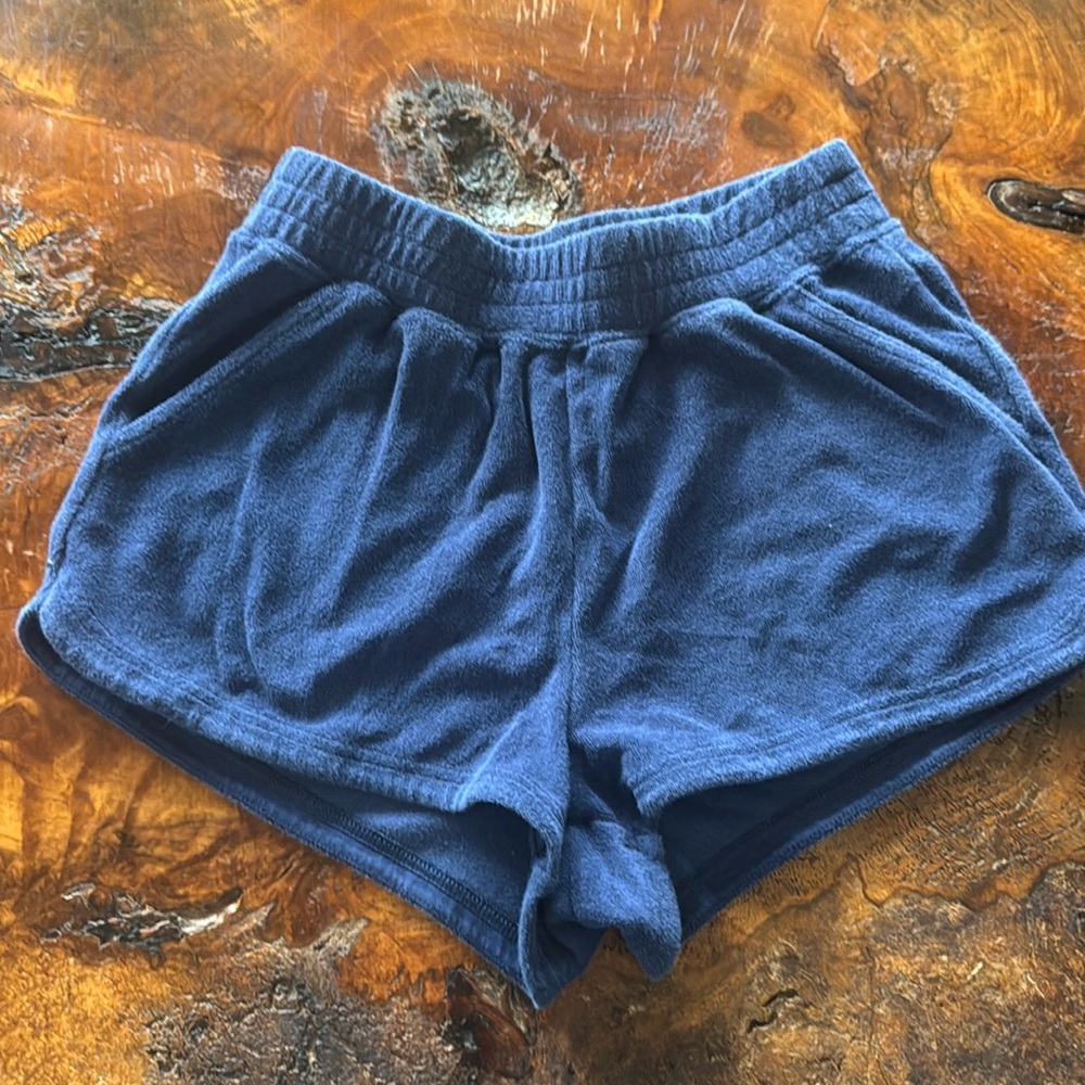 Aerie soft shorts XS navy blue